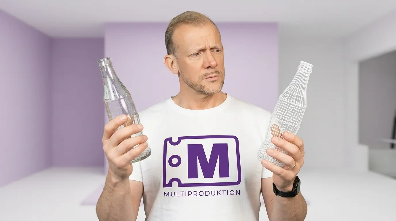 3D packshots och produktfotografering — professionell produktpresentation